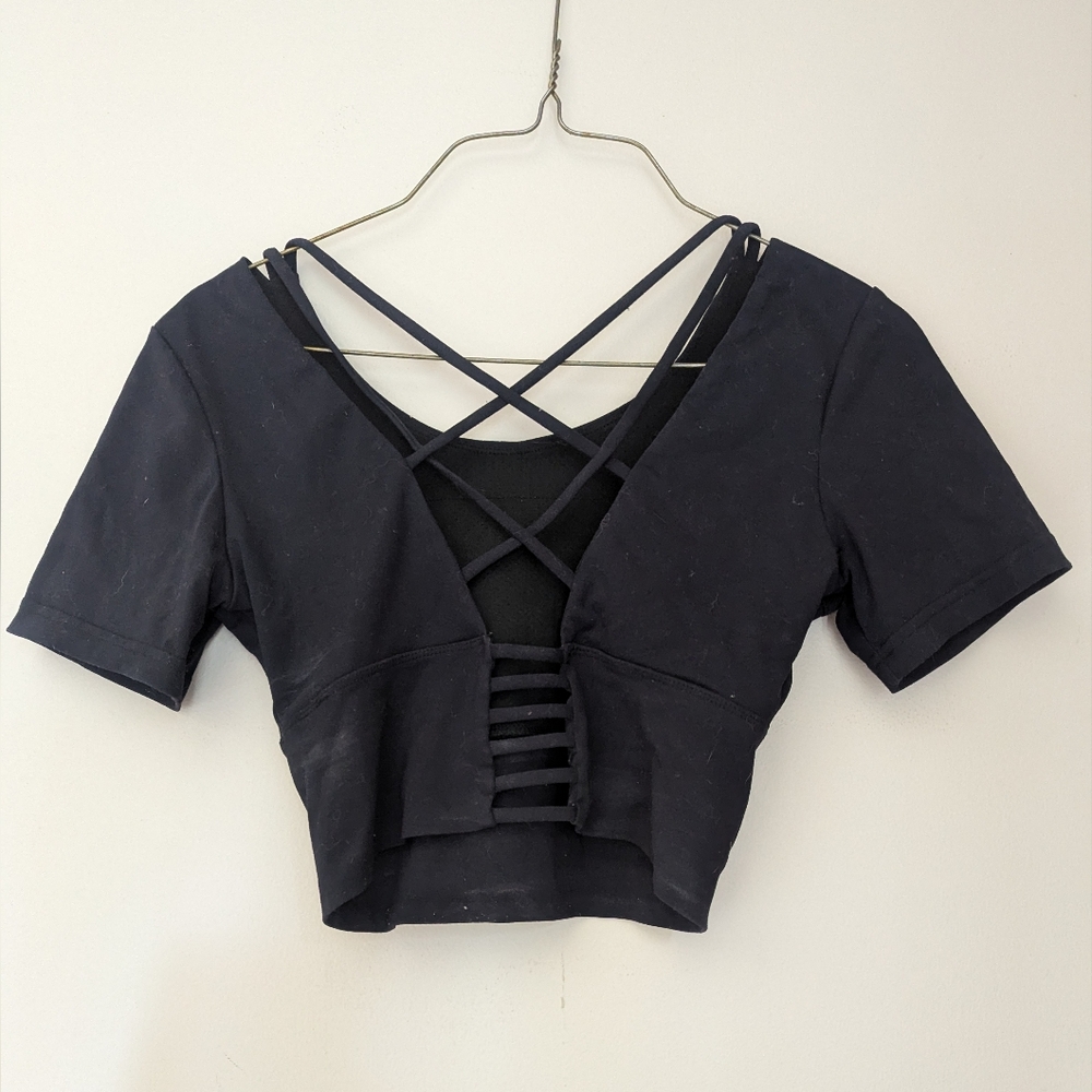 Cross Back Athletic Top